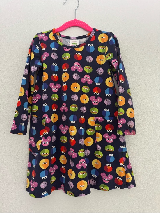 Hanna Andersson Other - Hanna Andersson Sesame Street Collab Faces Dot Dress size 4